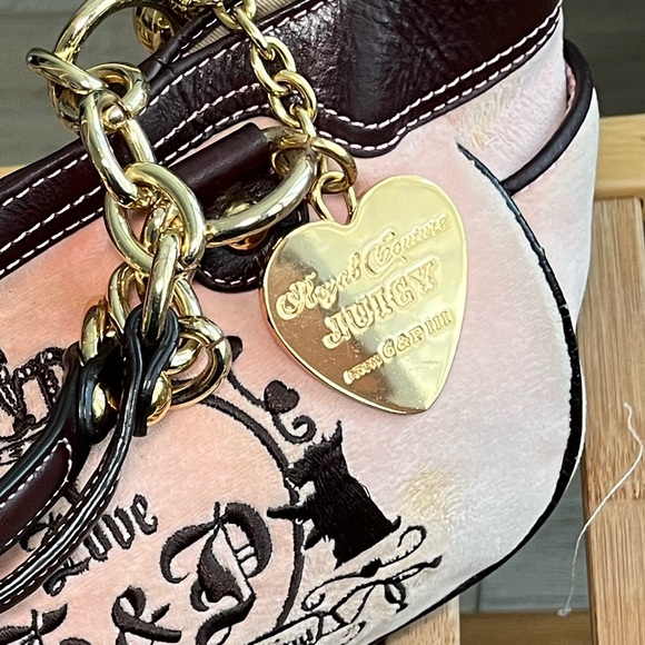 Y2K Juicy Couture "Pretty Thing" Mini Velour Bag - Picture 6 of 14